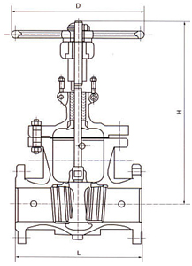 BZ41保温闸阀结构图
